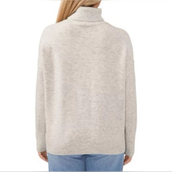 NWT Vince Camuto Silver Heather Turtleneck Sweater  🩶 XXL - Picture 3 of 9